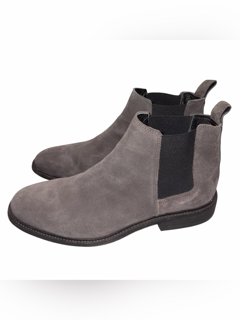 All Saints Gray Suede Harley Chelsea Boots Men’s size 42